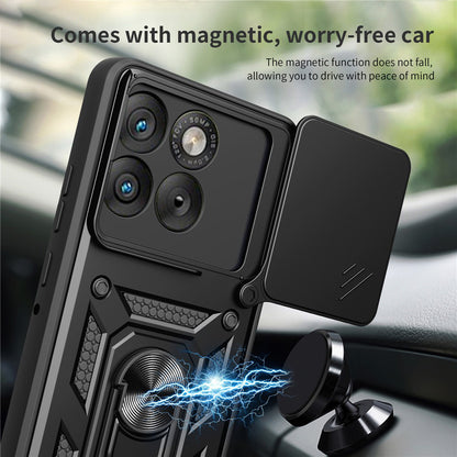 Hülle für Motorola Edge 70, Techsuit, CamShield, Gold