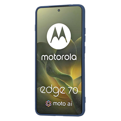 Hülle für Motorola Edge 70, Techsuit, SoftFlex, Marineblau