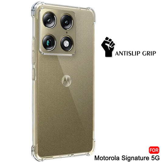 Hülle für Motorola Edge 70 Ultra / Signature, Techsuit, Shockproof Clear, Transparent