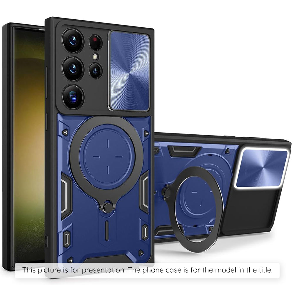 Hülle für Motorola Moto E15 / G05, Techsuit, CamGuard Pro, Blau