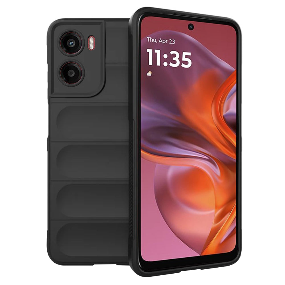 Hülle für Motorola Moto E15 / G05, Techsuit, Magic Shield, Schwarz