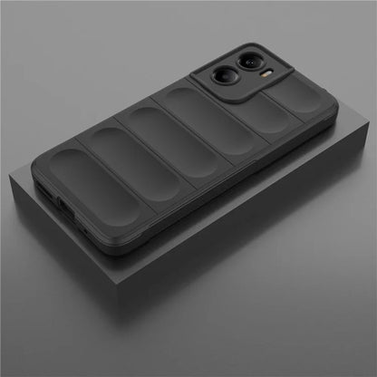 Hülle für Motorola Moto E15 / G05, Techsuit, Magic Shield, Schwarz