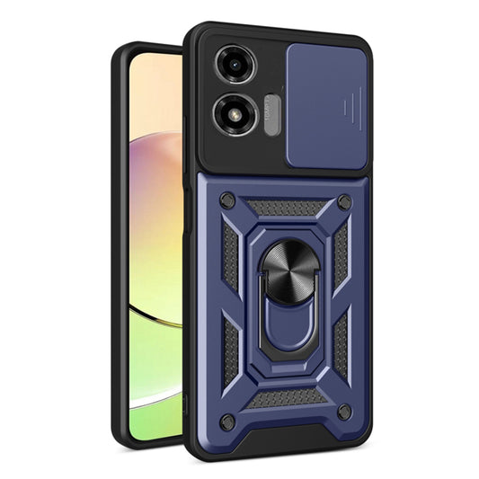 Hülle für Motorola Moto G04s / E14 / G04 / G24, Techsuit, CamShield, Blau