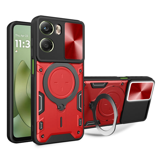 Hülle für Motorola Moto G06, Techsuit, CamGuard Pro, Rot