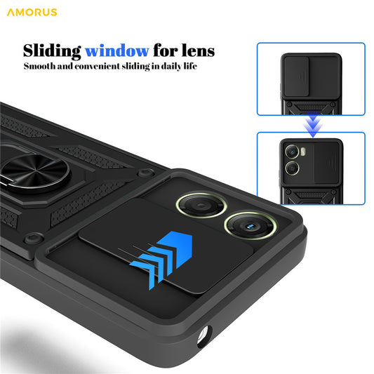 Hülle für Motorola Moto G06, Techsuit, CamShield, Grün