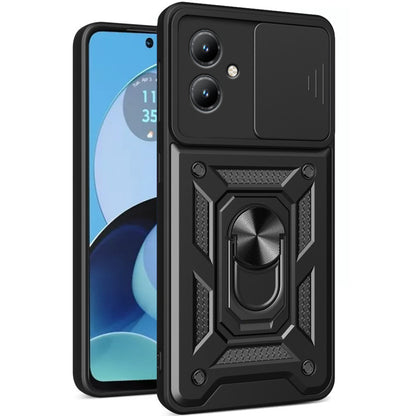 Hülle für Motorola Moto G14, Techsuit, CamShield, Schwarz