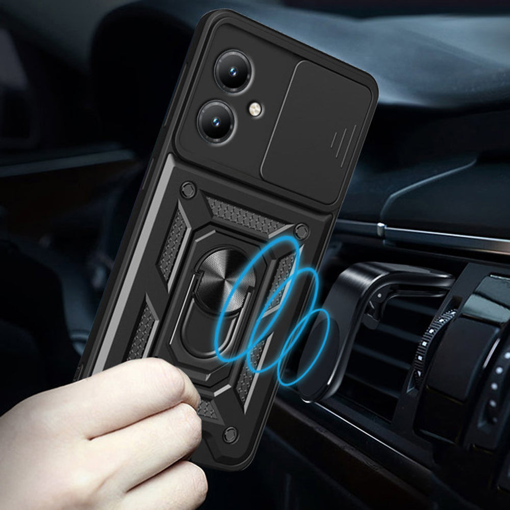 Hülle für Motorola Moto G14, Techsuit, CamShield, Schwarz