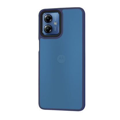 Hülle für Motorola Moto G14, Techsuit, HaloFrost, Marineblau