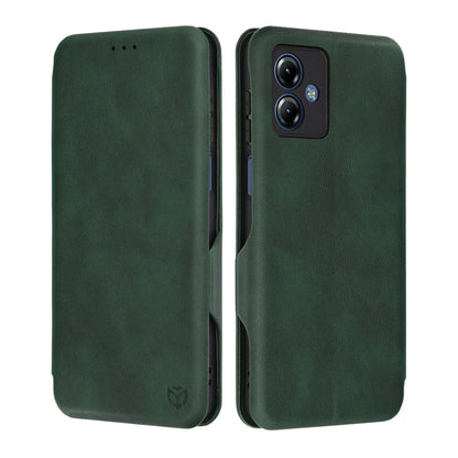 Hülle für Motorola Moto G14, Techsuit, Safe Wallet Plus, Grün