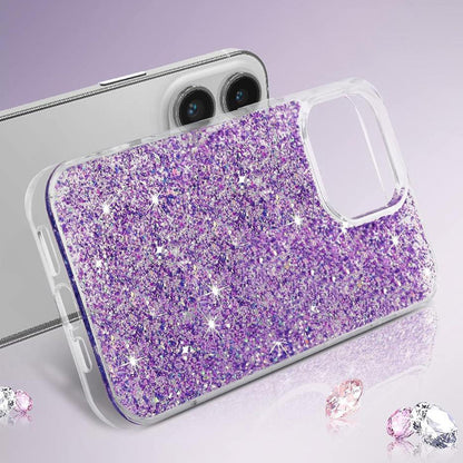 Hülle für Motorola Moto G14, Techsuit, Glitzernd, Lila