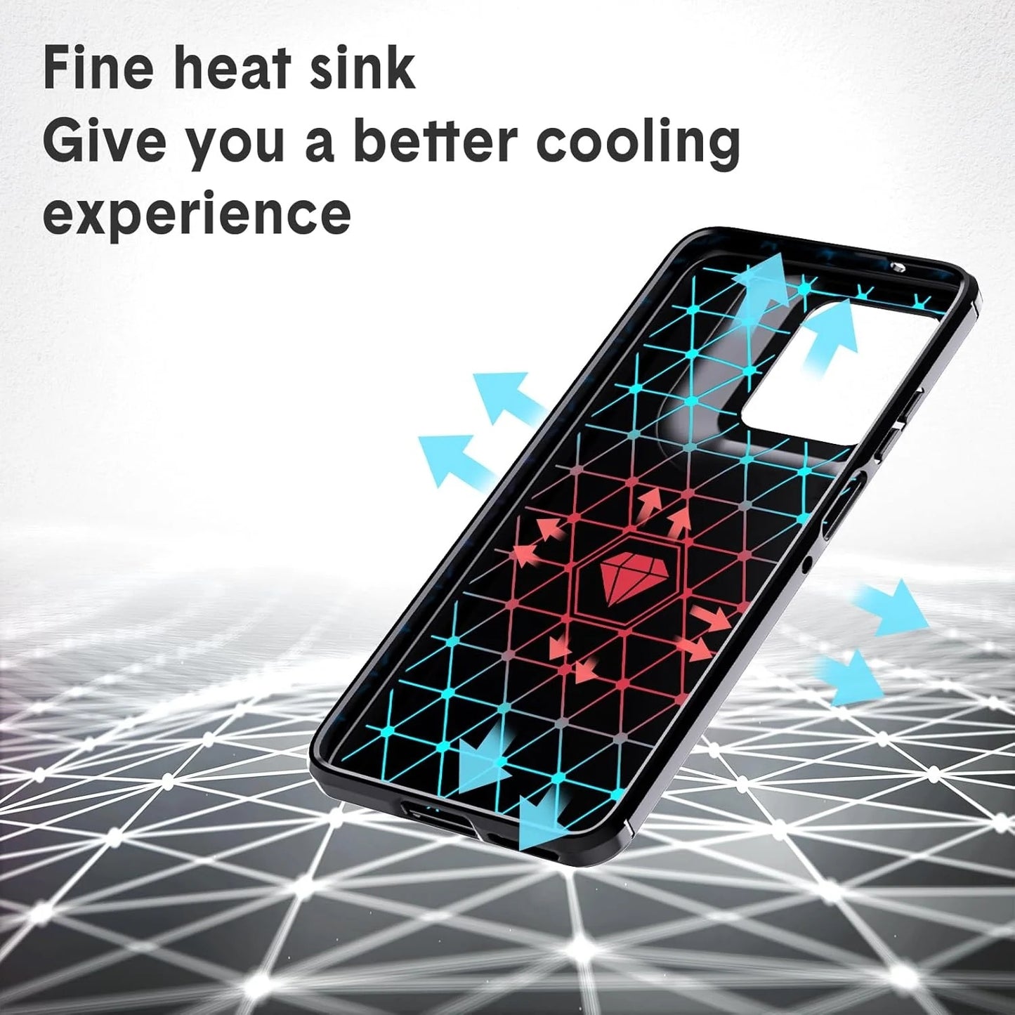 Hülle für Motorola Moto G15 / G15 Power, Techsuit, Carbon, Schwarz