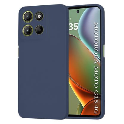 Hülle für Motorola Moto G15 / G15 Power, Techsuit, SoftFlex, Marineblau