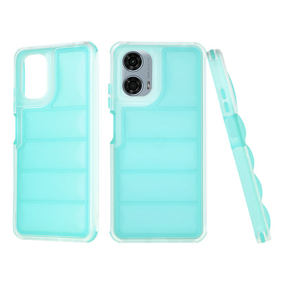 Hülle für Motorola Moto G24 Power, Techsuit, Wave Shield, Türkis