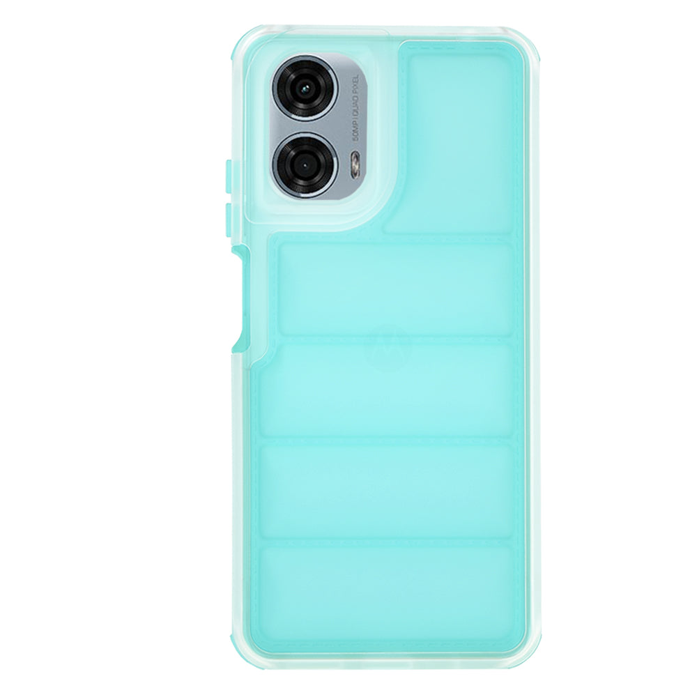 Hülle für Motorola Moto G24 Power, Techsuit, Wave Shield, Türkis