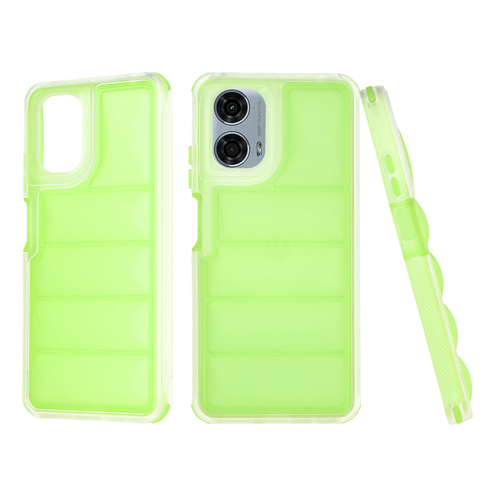 Hülle für Motorola Moto G24 Power, Techsuit, Wave Shield, Grün
