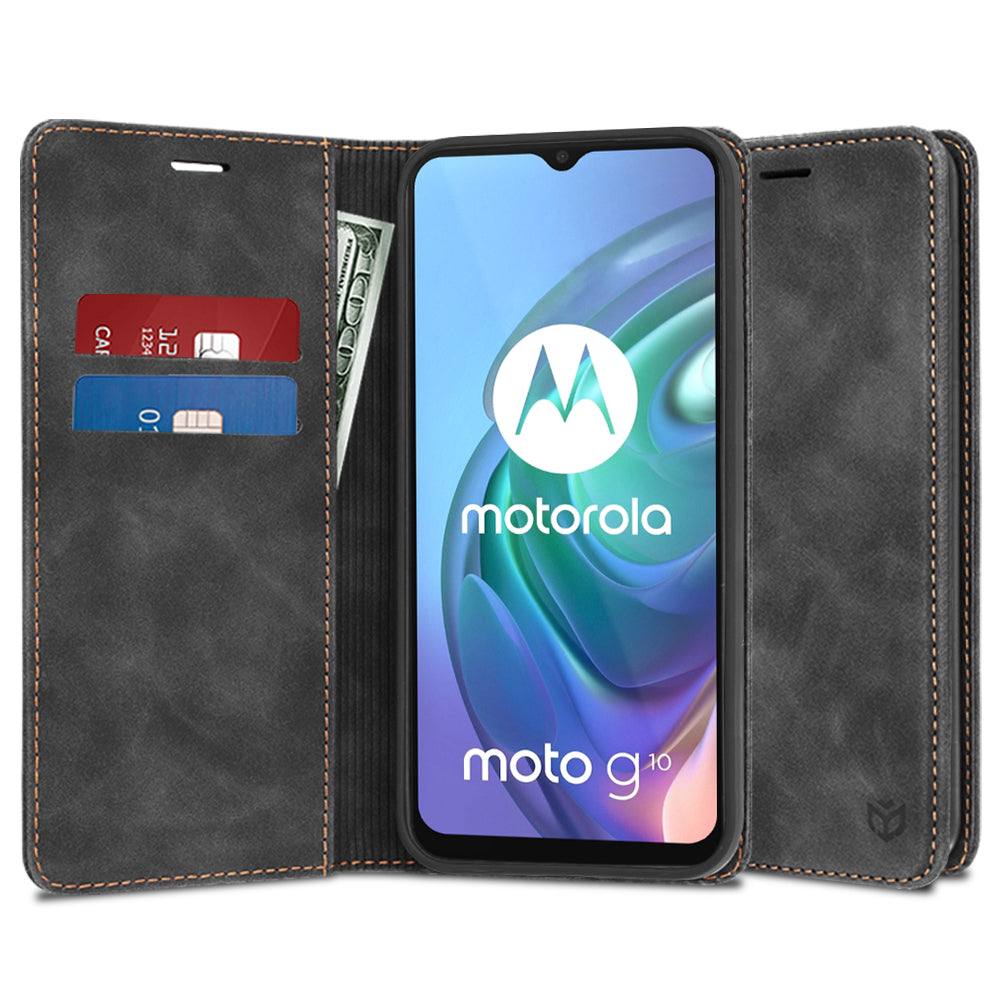 Hülle für Motorola Moto G30 / G20 / G10, Techsuit, Confy, Schwarz