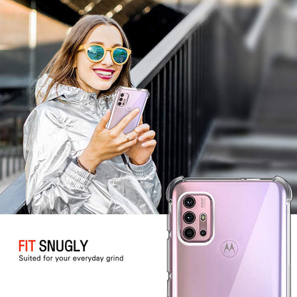 Hülle für Motorola Moto G30 / G20 / G10, Techsuit, stoßfest klar, transparent