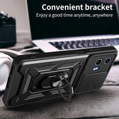 Hülle für Motorola Moto G31 / G41, Techsuit, CamShield, Schwarz