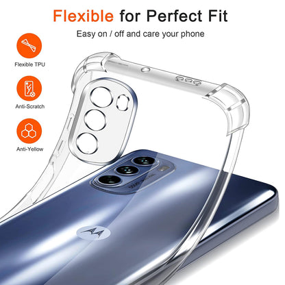 Hülle für Motorola Moto G31 / G41, Techsuit, stoßfest klar, transparent