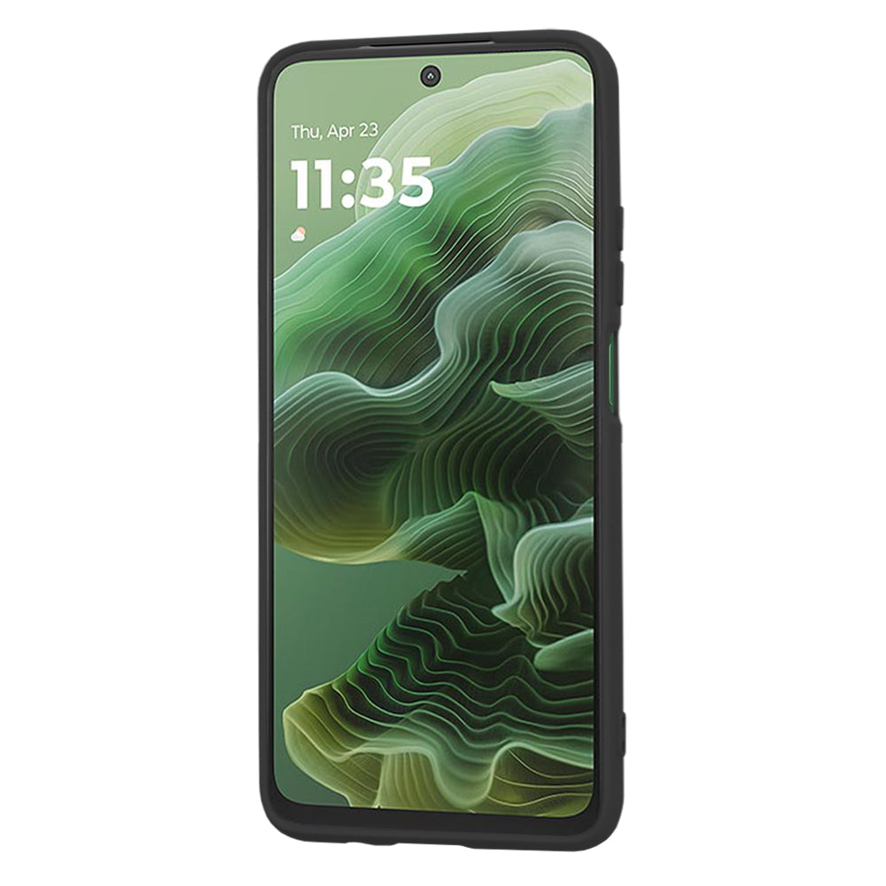 Hülle für Motorola Moto G35, Techsuit, SoftFlex, Schwarz