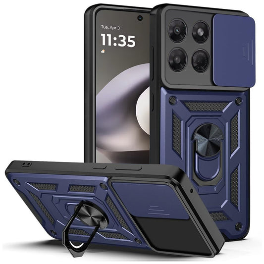 Hülle für Motorola Moto G37 Power, Techsuit, CamShield, Blau