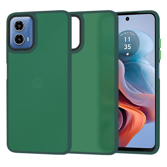 Hülle für Motorola Moto G45 / G34, Techsuit, HaloFrost, Grün