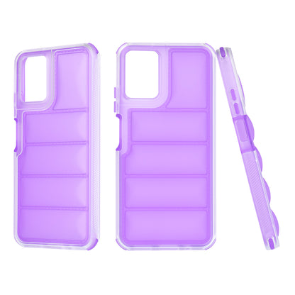 Hülle für Motorola Moto G45 / G34, Techsuit, Wave Shield, Lila