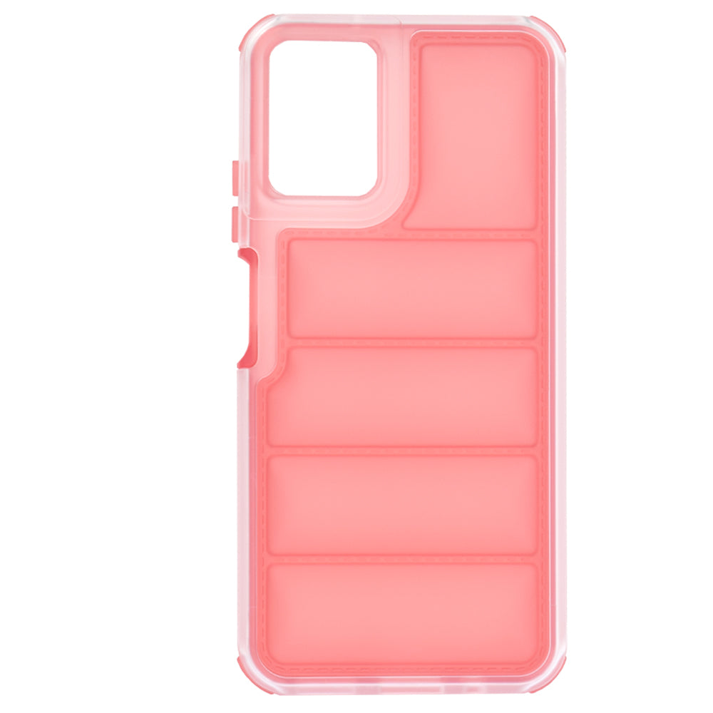 Hülle für Motorola Moto G45 / G34, Techsuit, Wave Shield, Rot