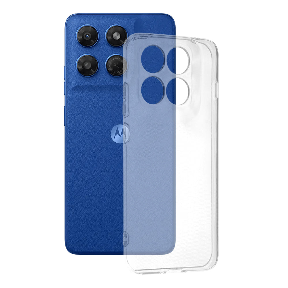 Hülle für Motorola Moto G47 / G37 Power / G37, Techsuit, Klar, Transparent
