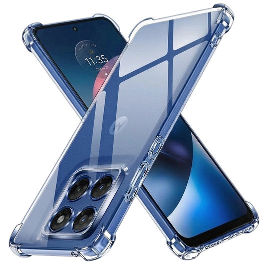 Hülle für Motorola Moto G47 / G37 Power / G37, Techsuit, stoßfest klar, transparent