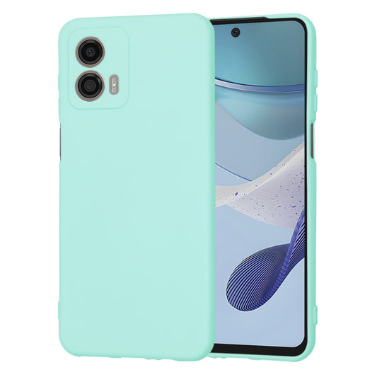 Hülle für Motorola Moto G53, Techsuit, SoftFlex, Türkis