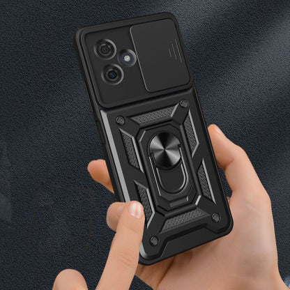 Hülle für Motorola Moto G54, Techsuit, CamShield, Schwarz