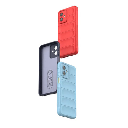 Hülle für Motorola Moto G54, Techsuit, Magic Shield, Schwarz