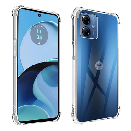Hülle für Motorola Moto G54, Techsuit, stoßfest klar, transparent