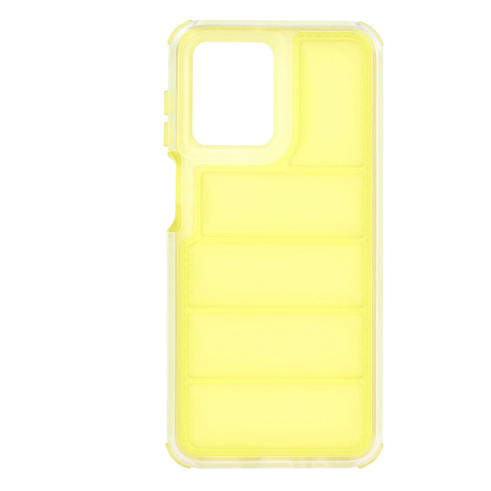 Hülle für Motorola Moto G54, Techsuit, Wave Shield, Gelb
