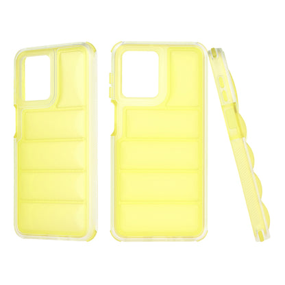 Hülle für Motorola Moto G54, Techsuit, Wave Shield, Gelb