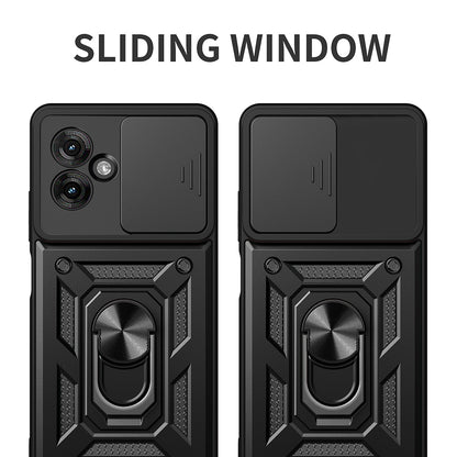 Hülle für Motorola Moto G55, Techsuit, CamShield, Blau