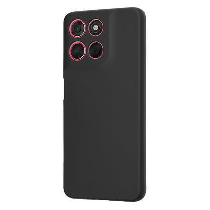 Hülle für Motorola Moto G67 Power / G57 Power, Techsuit, SoftFlex, Schwarz