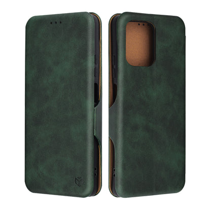 Hülle für Motorola Moto G75, Techsuit, Safe Wallet Plus, Grün