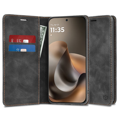 Hülle für Motorola Moto G77 / G67, Techsuit, Confy, Schwarz
