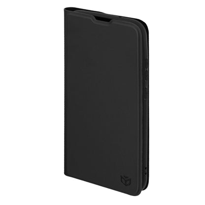 Hülle für Motorola Moto G77 / G67, Techsuit, Magskin Book, Schwarz