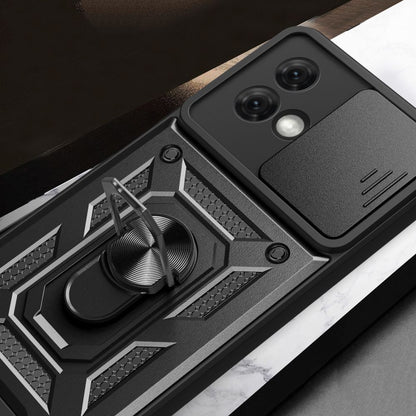 Hülle für Motorola Moto G84, Techsuit, CamShield, Schwarz