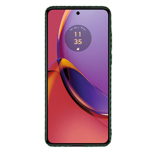 Hülle für Motorola Moto G84, Techsuit, Carbonite FiberShell, Grün