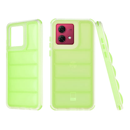 Hülle für Motorola Moto G84, Techsuit, Wave Shield, Grün
