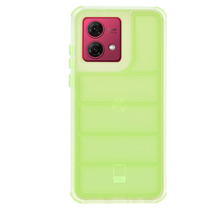 Hülle für Motorola Moto G84, Techsuit, Wave Shield, Grün