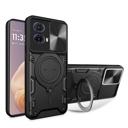 Hülle für Motorola Moto G85, Techsuit, CamGuard Pro, Schwarz