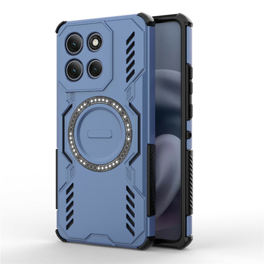 MagSafe-Hülle für Motorola Moto G86 Power, Techsuit, ArmorMag, Blau