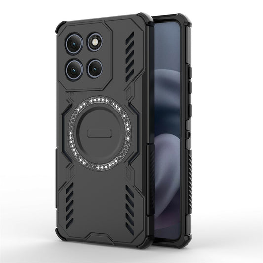 MagSafe-Hülle für Motorola Moto G86 Power, Techsuit, ArmorMag, Schwarz