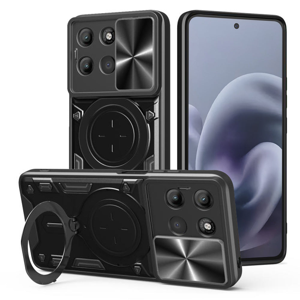Hülle für Motorola Moto G86 Power, Techsuit, CamGuard Pro, Schwarz