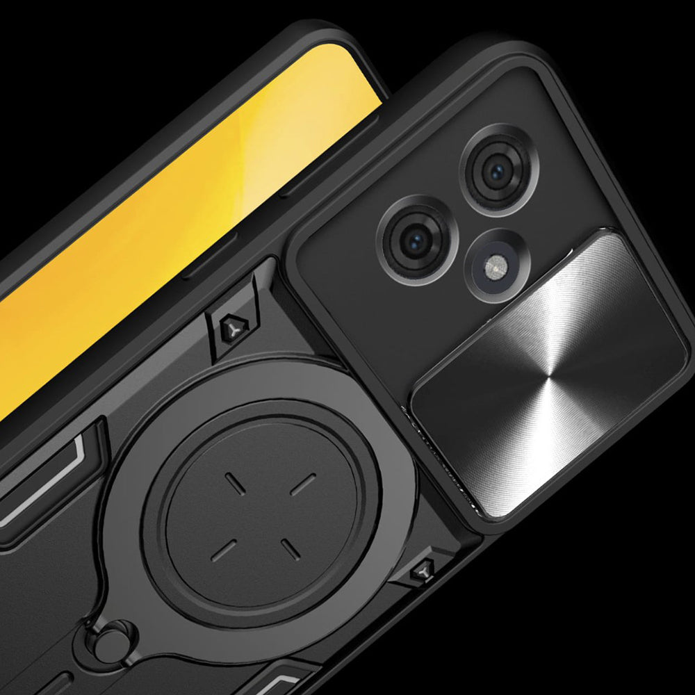 Hülle für Motorola Moto G86 Power, Techsuit, CamGuard Pro, Schwarz